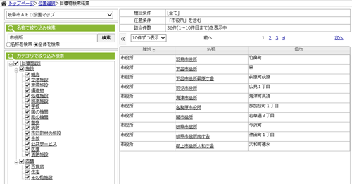 情報検索結果